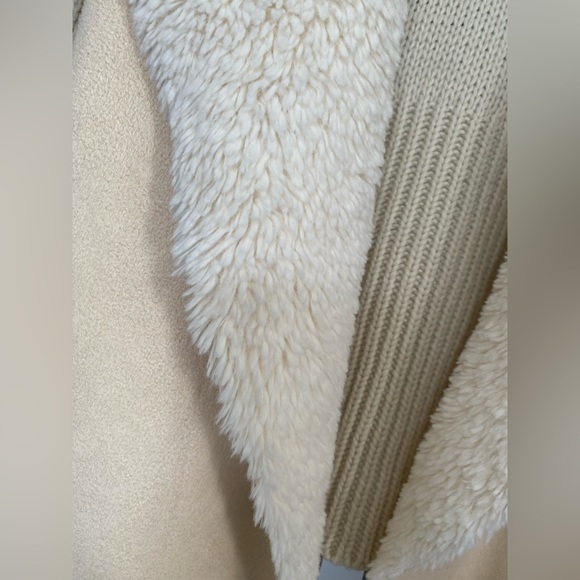 💥 SALE💥 Portmans faux suede/fur & knit open jacket - Picture 3 of 6
